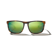 BAJIO Calda Brown Tortoise Gloss | Green Mirror Glass SM Sunglasses