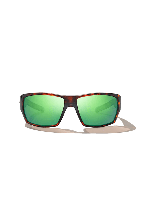 Vega Brown Tortoise Matte | Green Mirror Glass Sunglasses