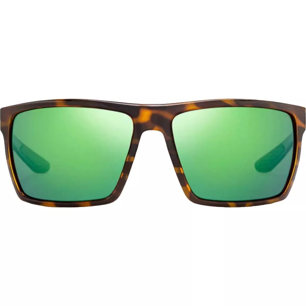 BAJIO Stiltsville Brown Tortoise | Green Mirror Glass Sunglasses