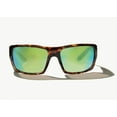 thumbnail image 1 of BAJIO Nato Brown Tortoise Gloss | Green Mirror Glass XL Sunglasses, 1 of 2