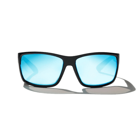 BAJIO Bales Beach Black Matte | Blue Mirror Glass LG Sunglasses