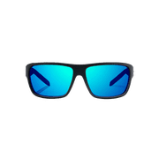 BAJIO Rigolets Black Matte | Blue Mirror Glass Sunglasses