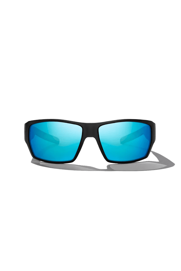 Vega Black Matte | Blue Mirror Glass Sunglasses
