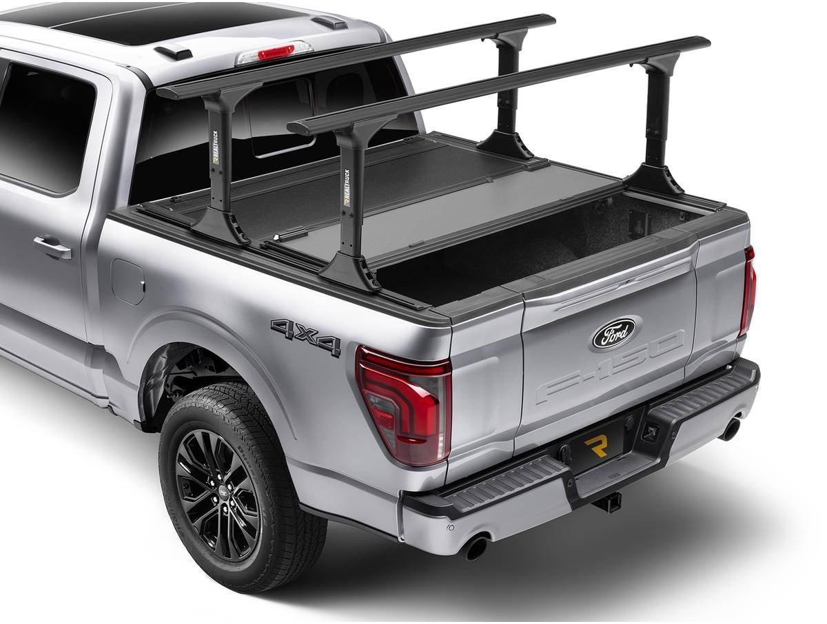 BAKFlip 449131TS MX4 TS Hard Folding Tonneau Cover w/ T-Slot Rails Fits 2019-2025 Chevy/GMC Silverado/Sierra 1500 6'6" Bed