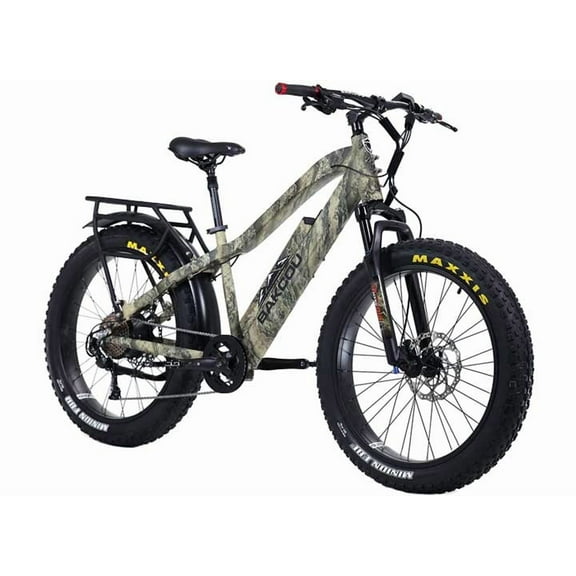 Bakcou B-F-RTEX-B25 Flatlander 25ah E-Bike 750W Rear Hub Motor Realtree Excape