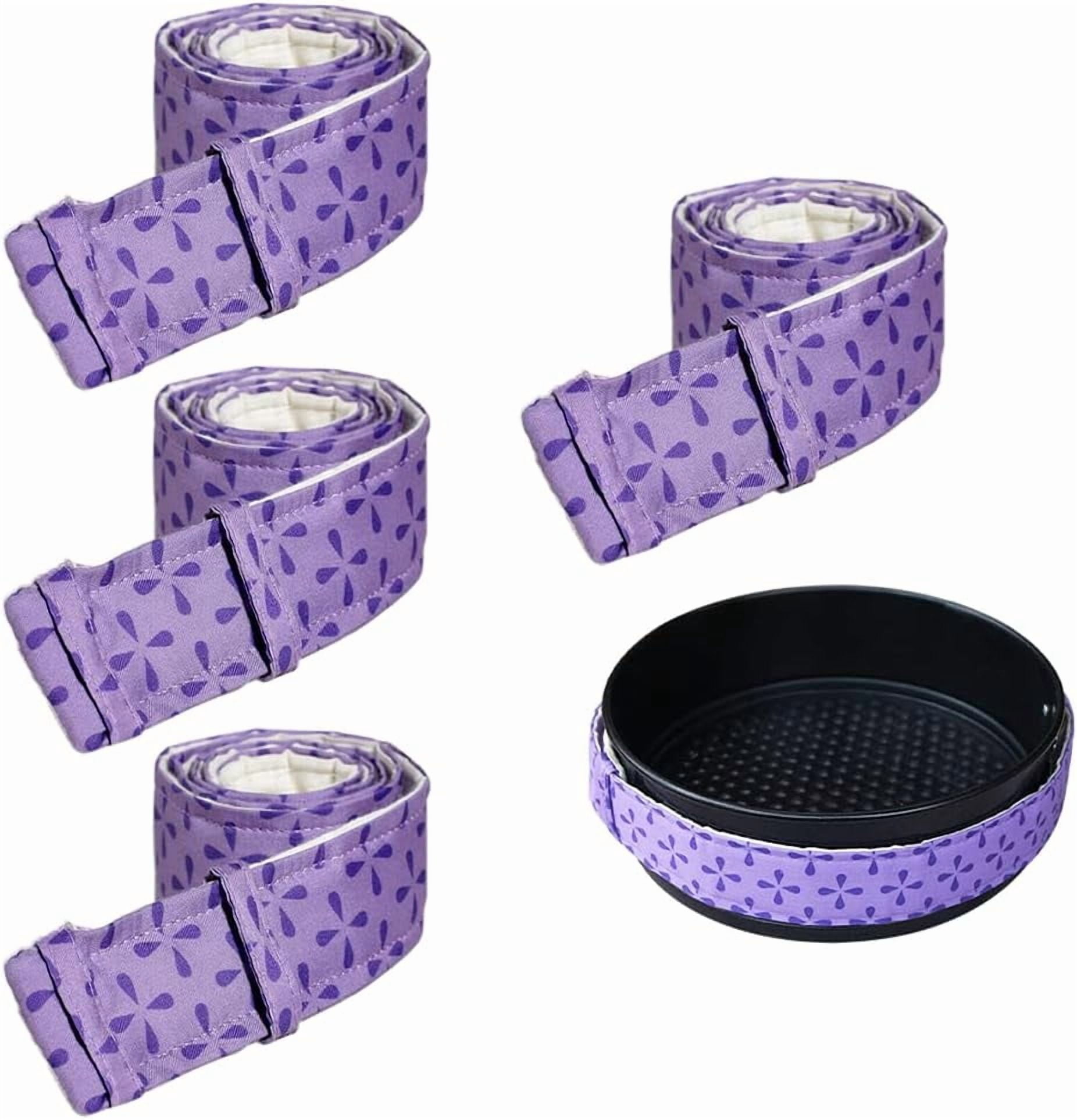 Bake Even Cake Strips 4 Pcs Bake Even Strip for Cake Pans, Baking Even ...
