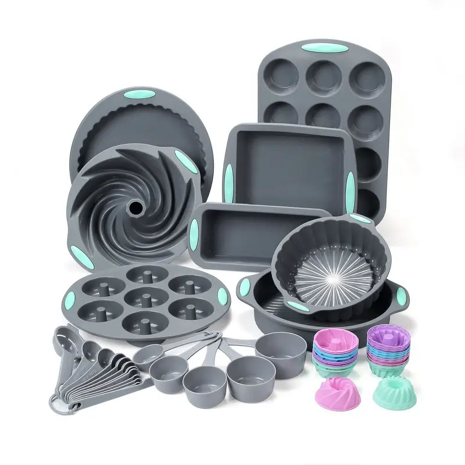 Baking Set Bakeware Silicone Baking Set 6pcs Silicone Baking Molds