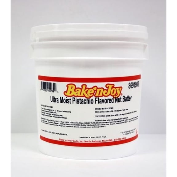 Bake N Joy Pistachio Flavored Nut Muffin Batter, 8 Pound -- 2 per case