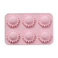 thumbnail image 1 of Bakeable Baking molds cake 6 Even Small Sun DIY Homemade Chocolate Candy Icing Grid Cookie Baking Cake Silicone, 1 of 8