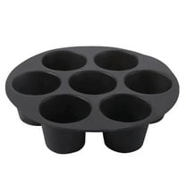 Bakeware 7 Silicone Air Fryer Pan for Nonstick Cake Round Cupcake Trays Versatile Baking Pan for Oven Air Fryer Microwave and Desserts
