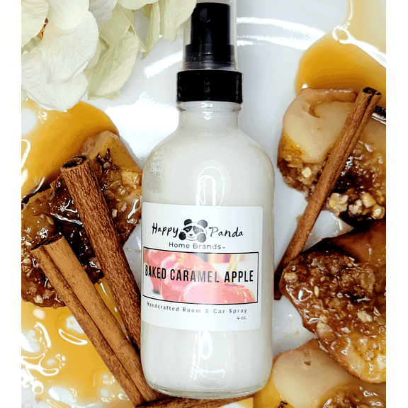 Baked Caramel Apple Room Spray, 4 oz. | Happy Panda Home Brands