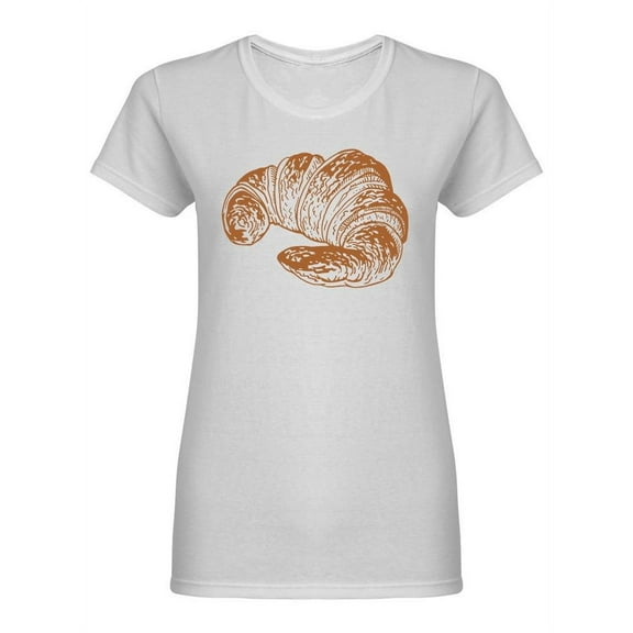Baked Croissant Shaped Tee Women's -Image by Shutterstock