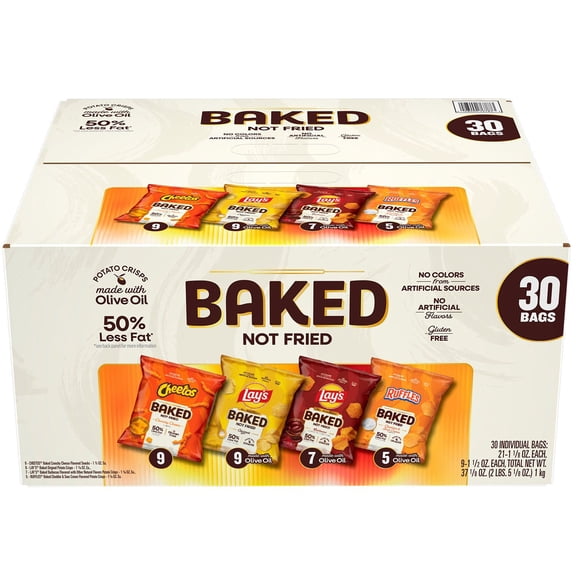 Baked Mix Chips, Variety Pack, 30 ct.
