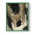 thumbnail image 1 of Baked Paintstrokes II Framed Print in Green Solid Wood Framed Print No Nail Hanging, 1 of 6