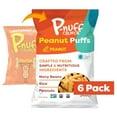 thumbnail image 1 of Baked Peanut Puff Snack by P-Nuff Crunch 4oz - Classic Roasted Peanut (6-Pack), 1 of 3