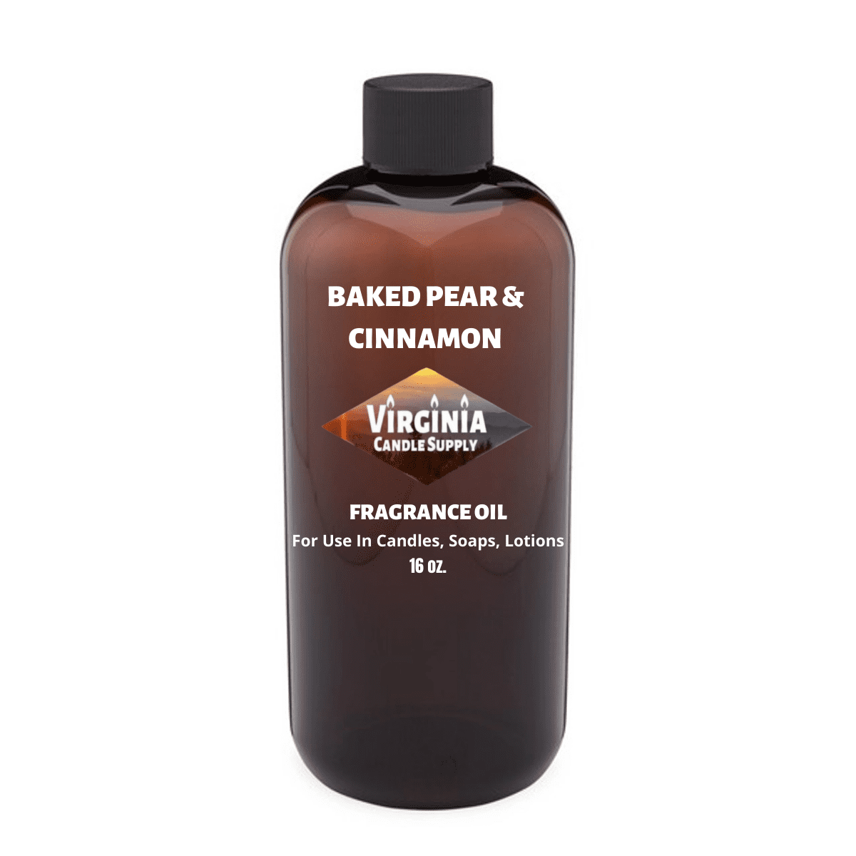 Baked Pear & Cinnamon Fragrance Oil 16 oz Bottle for Candle Making, Soap Making, Tart Making, Room Sprays, Lotions, Car Fresheners, Slime, Bath Bombs, Warmers