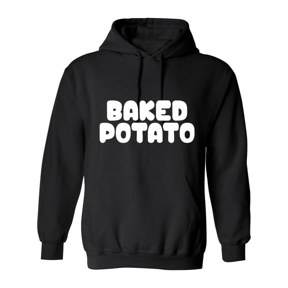 Baked Potato Sarcastic Humor Novelty Funny Men's Hoodies