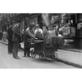 thumbnail image 1 of Baked Potato Vendor With A Pushcart Oven In New York'S Lower East Side History (24 x 18), 1 of 1