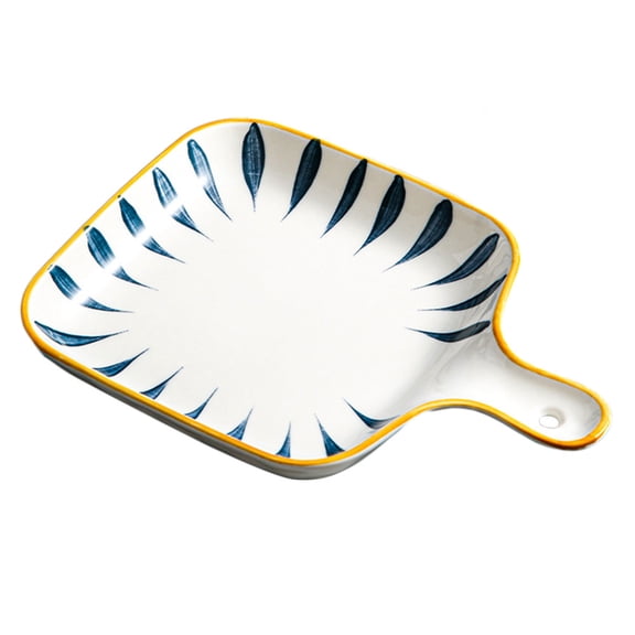 Ceramic Baking Tray for Oven and Microwave, Multipurpose Pizza Pan and Cooking Dish, Ideal for Rice, Banquets, and Everyday Use