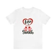 thumbnail image 1 of Baked Streetwear Unisex Jersey Short Sleeve Tee Love Is So Sweet, 1 of 4