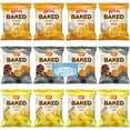 thumbnail image 1 of Baked Variety Pack 4 Ruffles Cheddar & Sour Cream Crisps, 4 Lay's Barbecue Potato Crisps, 4 Lay's Original Potato Crisps, 1.125 Ounce (Pack of 12) Value Pack Bundled by SUPERDEALS with Mystery Gift, 1 of 5