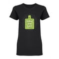 thumbnail image 1 of Baked With Love Food Phrase Shaped Tee Women's -Image by Shutterstock, 1 of 2