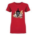 thumbnail image 1 of Baked With Love Quote Graphic Shaped T-Shirt Women -Image by Shutterstock, Female x-Large, 1 of 2