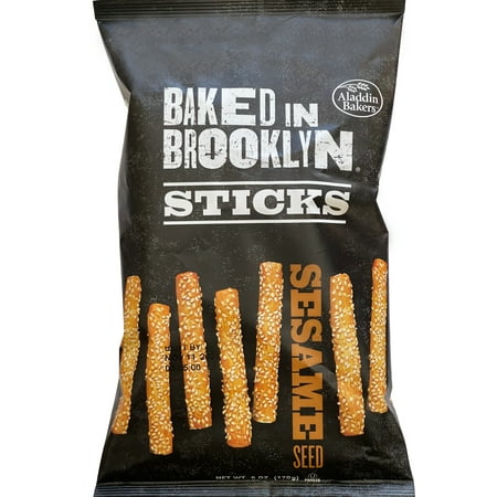 Baked in Brooklyn, No Trans Fat, No Cholesterol Sesame Seed Stick Snacks 6oz
