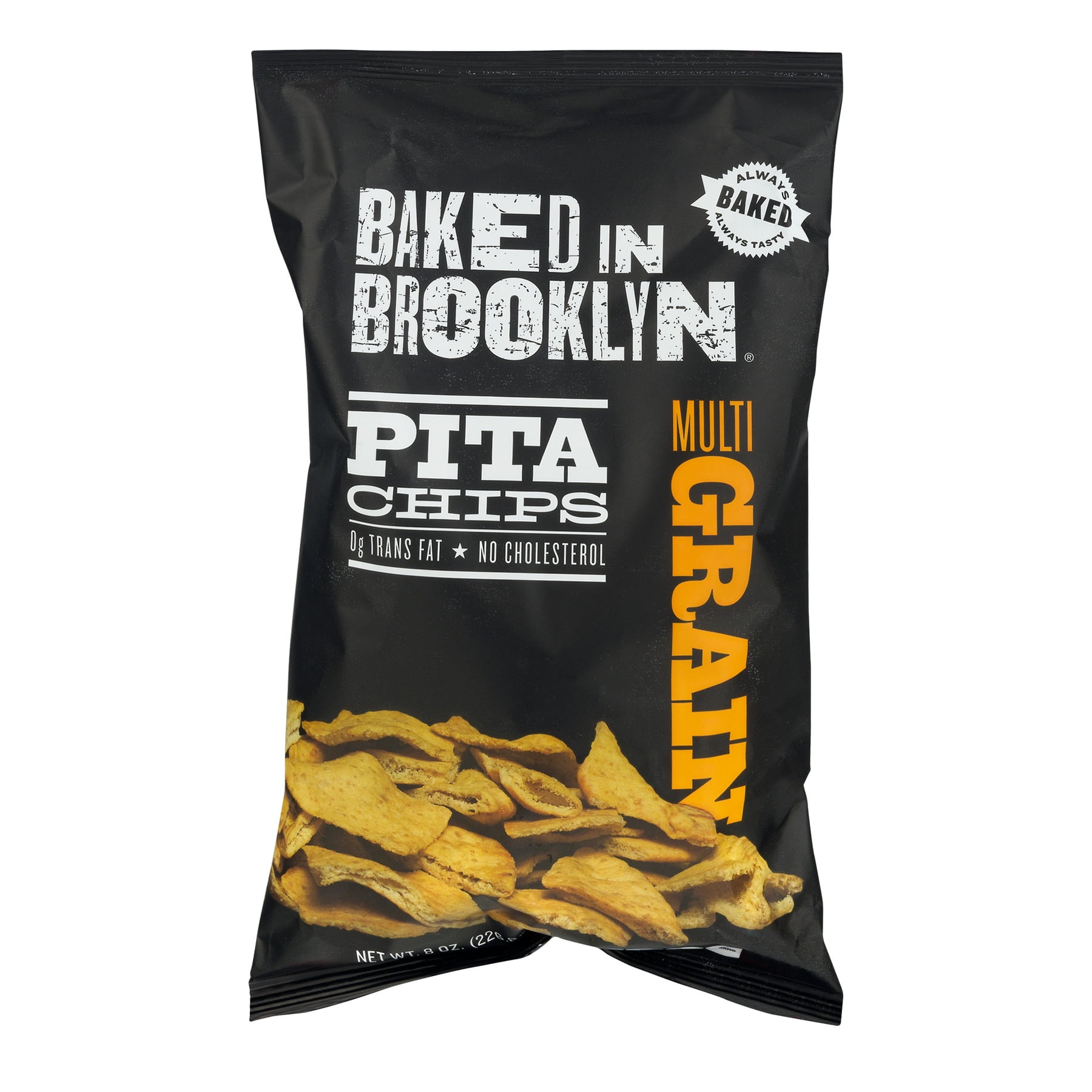 Baked in Brooklyn Pita Chips Multi Grain, 8.0 OZ