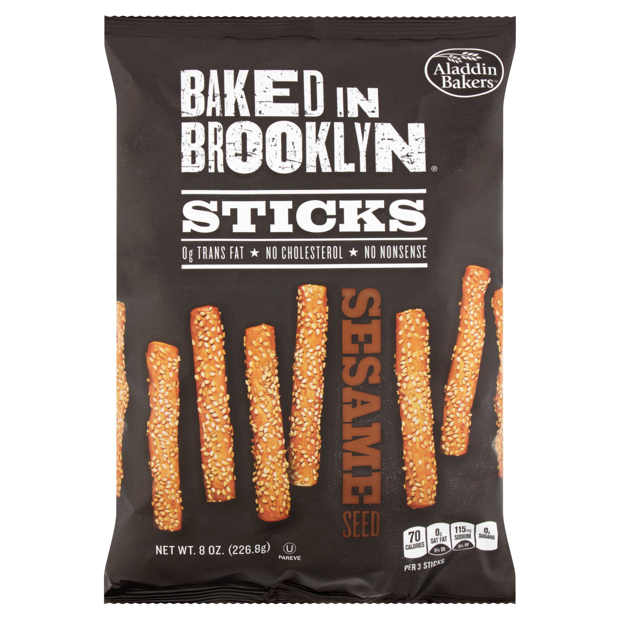 Baked in Brooklyn Sesame Seed Sticks, 8 oz, 12 pack