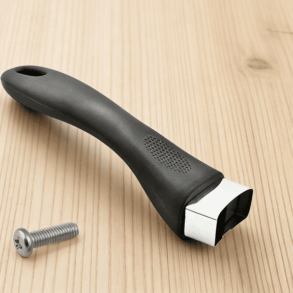 Bakelite Pot Handle, Scald-Proof Long Handle Replacement Grip, Removable Cookware Pot Lid Handles with Screw for Sauce Pan and Skillet