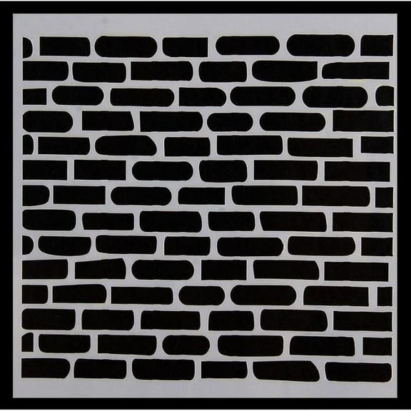 Bakell 5x5 Brick Wall Pattern Print Stencil