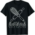 thumbnail image 1 of Baker ASL Baking American Sign Language Baking Lover T-Shirt, 1 of 4