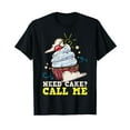 thumbnail image 1 of Baker Baking Cake Cupcake Gift T-Shirt, 1 of 5