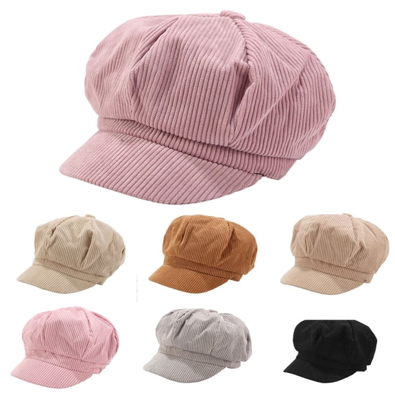 Baker Boy Cap,Structured Crown with a Small Brim,Perfect Beret Alternative for a Touch of English Countryside or French Girl Style Beige M