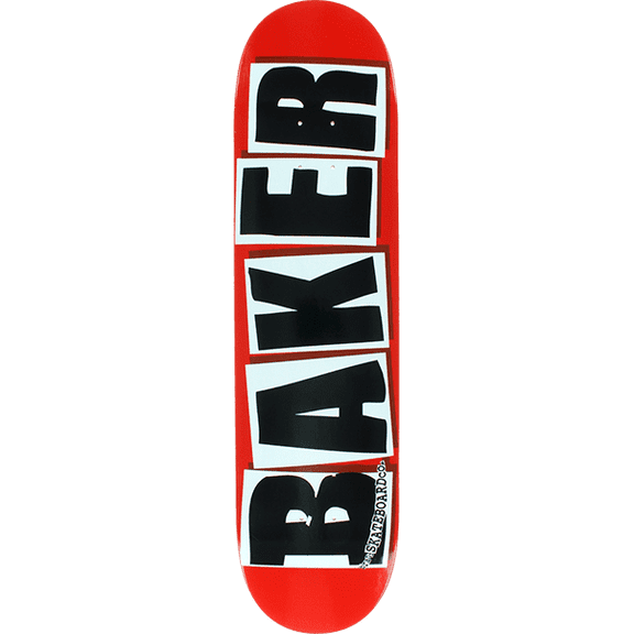 Baker Brand Logo Skateboard Deck-8.75 Red/Black (Deck Only)