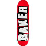 Baker Brand Logo Skateboard Deck 8.25 Red White Deck Only