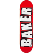 Baker Brand Logo Skateboard Deck 8 Red White Deck Only
