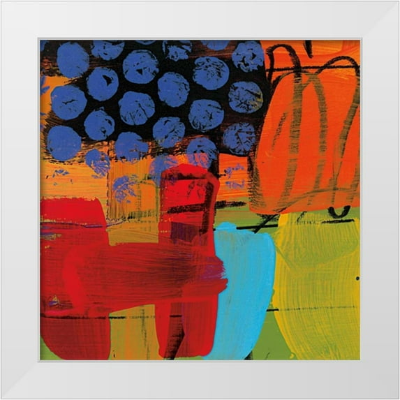 Baker, Brent 26x26 White Modern Wood Framed Museum Art Print Titled - Phenomenal Energy