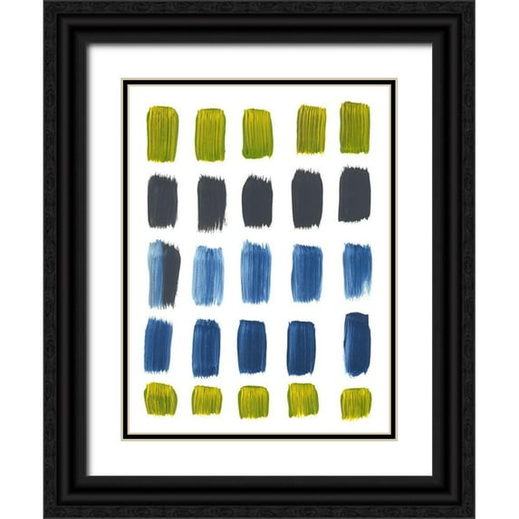 Baker, Bronwyn 12x14 Black Ornate Wood Framed with Double Matting Museum Art Print Titled - First Crush