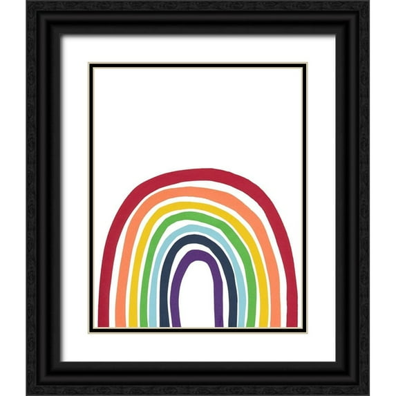 Baker, Bronwyn 12x14 Black Ornate Wood Framed with Double Matting Museum Art Print Titled - Inclusion