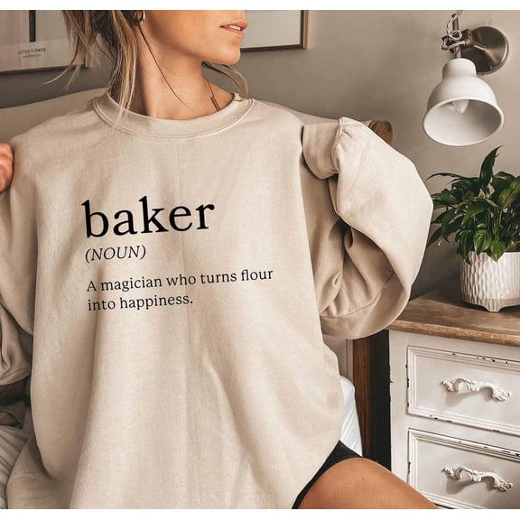 Baker Definition Sweatshirt, Cozy Kitchen Crewneck, Baking Lover