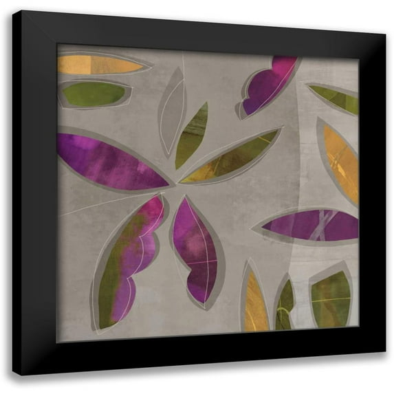 Baker, Elena 12x12 Black Modern Framed Museum Art Print Titled - Dance II