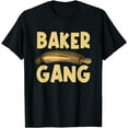 thumbnail image 1 of Baker Gang Pastry Chef Cake Bread Baking T-Shirt, 1 of 2