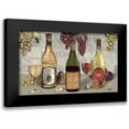 thumbnail image 1 of Baker, Mary Beth 18x12 Black Modern Framed Museum Art Print Titled - Uncork Wine Trio II, 1 of 5