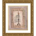 thumbnail image 1 of Baker, Mary Beth 20x24 Gold Ornate Wood Framed with Double Matting Museum Art Print Titled - Dress Forms II, 1 of 4