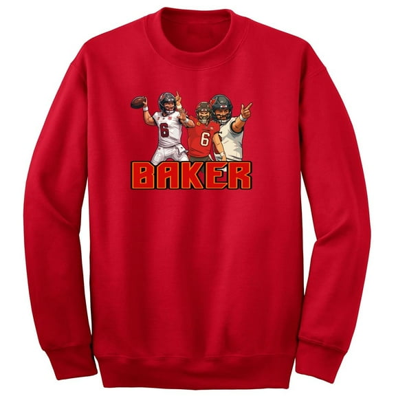 Baker Mayfield Collage Tampa Bay Crew Neck Sweatshirt