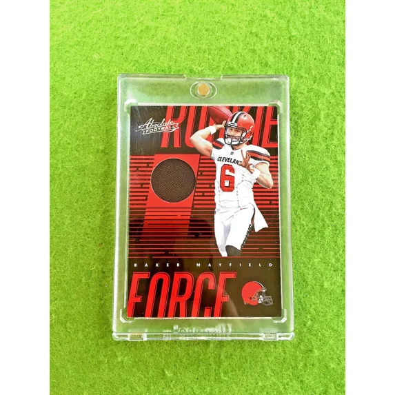 Baker Mayfield JERSEY ROOKIE CARD BROWNS 2018 Absolute BAKER MAYFIELD RC RAMS
