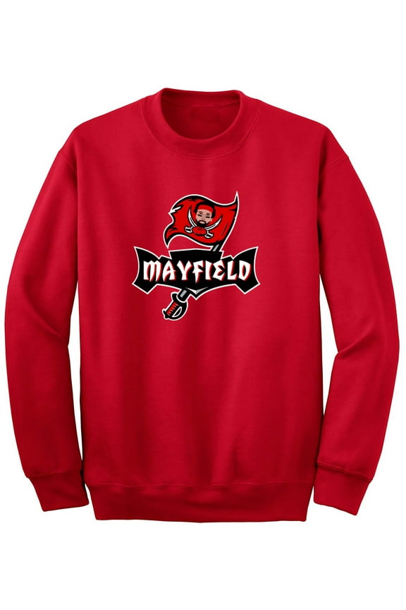 Baker Mayfield Logo Bucs Buccaneers Crew Neck Sweatshirt