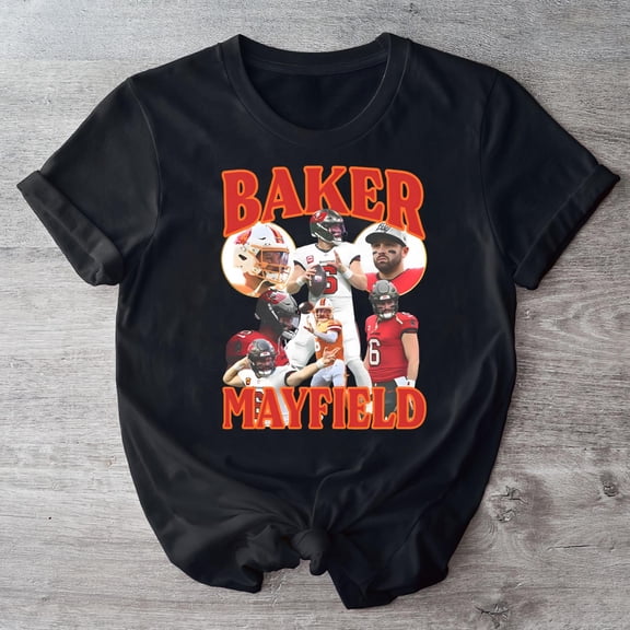 Baker Mayfield Tampa Bay Bucs T-shirt. Available in multiple colors.-TH40235